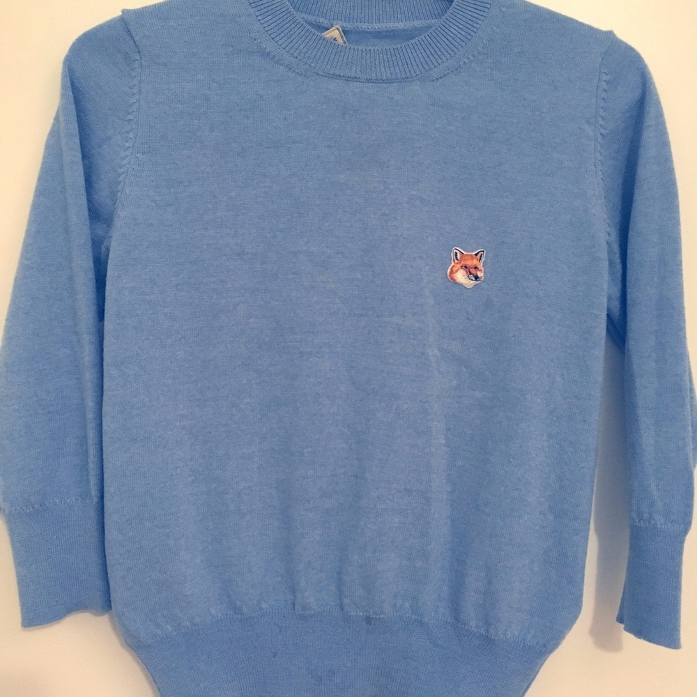 MAISON KITSUNE Blue Fox Sweater